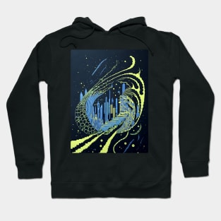 Abstract Colorful City Hoodie